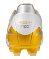 Mizuno Morelia Neo IV Pro FG Bright Gold Weiß F50 - weiss