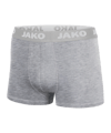 Jako Boxershorts Basic 2er Pack Grau F40