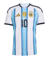 adidas Argentinien Messi Trikot Home WM 2026 Weiß - weiss