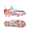 Nike Jr Air Zoom Mercurial Vapor XV Academy FG/MG Ready Kids Rot Weiss Schwarz F600