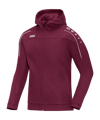 Jako Classico Kapuzenjacke Dunkelrot F14