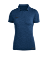 Jako Premium Basics Poloshirt Damen Blau F49 - blau