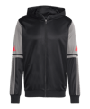 adidas Squadra 25 Kapuzenjacke Schwarz