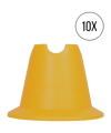 Cawila Mini-Pylone 10er Set Gelb - gelb