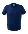 Erima Team Essential T-Shirt Dunkelblau Grau