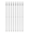 Cawila Academy Slalomstangen 10er Set (33mmx180cm) Weiss - weiss