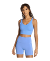 adidas 3 Stripes Studio All Me Sport-BH Damen Blau