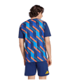 adidas RFEF Spanien Prematch T-Shirt Blau - blau