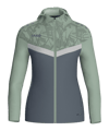 JAKO Icon Kapuzenjacke Damen Grau Grün F852