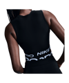 Nike Pro 365 Crop Tanktop Damen Schwarz F010 - schwarz