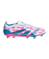 adidas Predator Elite FG Reemergence Weiss Blau - weiss