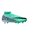 Nike Air Zoom Mercurial Superfly IX Elite SG-Pro AC Grün Pink Schwarz F300 - gruen
