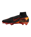 Nike Mercurial Air Zoom Superfly X Elite Lv8 FG Heat Up Schwarz F088 - schwarz