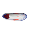 adidas F50 League LL FG/MG Advancement Kids Weiss Rot - weiss