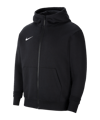 Nike Park 20 Fleece Kapuzenjacke Kids Schwarz F010