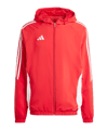 adidas Tiro 24 Windbreaker Rot Weiss
