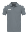 JAKO Power Poloshirt Grau Weiss F840