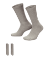 Nike Crew 2er Pack Socken Grau F063 - grau