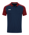 JAKO Performance Poloshirt Blau Rot F909