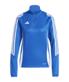 adidas Tiro 24 Trainingstop Damen Blau Weiss