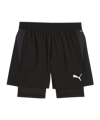 PUMA teamGOAL 2in1 Short Schwarz Weiss F03 - schwarz
