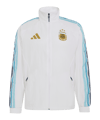 adidas AFA Argentinien Anthem Jacke Weiß - weiss