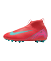 Nike Jr Air Zoom Mercurial Superfly X Academy AG Mad Energy Kids Rot F800 - rot