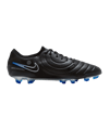 Nike Tiempo Legend X Elite FG Shadow Schwarz Silber Blau F040 - schwarz