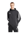 adidas Tiro 24 Windbreaker Schwarz Weiss - schwarz