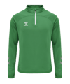 Hummel hmlLEAD HalfZip Sweatshirt Grün F6235 - gruen