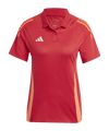 adidas Tiro 24 Competition Poloshirt Damen Rot