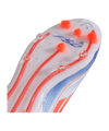 adidas F50 Pro FG Advancement Kids Weiss Rot - weiss
