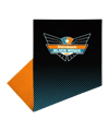 Black Wings Classic Bandana Schwarz - orange