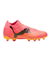 PUMA FUTURE 7 Pro FG/AG Jr Kids The Forever Faster Rosa Schwarz F03 - rosa