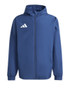 adidas Entrada 26 Regenjacke Dunkelblau