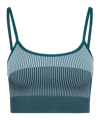 Hummel Yoga Seamless Low Support Sport-BH Damen Blau F7280 - blau