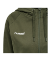 Hummel Cotton Kapuzenjacke Damen Grün F6084 - gruen