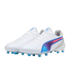 PUMA KING Ultimate FG/AG Formula Weiss Blau F02 - weiss