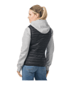 Erima CMPT Puffer Weste Damen Schwarz - schwarz
