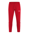 JAKO Power Freizeithose Kids Rot Weiss F105