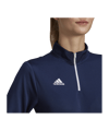 adidas Entrada 22 HalfZip Sweatshirt Damen Blau - blau