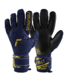 Reusch Attrakt Freegel Silver TW-Handschuhe Blau Gold Schwarz F4411 - blau
