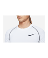 Nike Pro Longsleeve Weiss Schwarz F100 - weiss