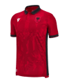 Macron Albanien Trikot Home 2023 Kids Rot - rot
