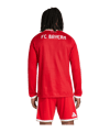 adidas FC Bayern München Trikot Langarm Home 2026/2027 Rot - rot