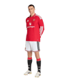 adidas Manchester United Authentic Trikot Langarm Home 2026/2027 Rot - rot