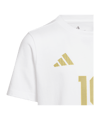 adidas Messi T-Shirt Kids Weiß - weiss