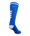 Hummel Elite High Socken Blau Weiss F7691