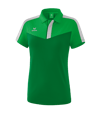 Erima Squad Poloshirt Damen Grün Grau