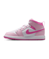 Jordan 1 Mid Kids Rosa - rosa